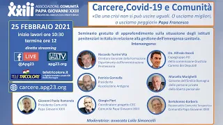 Carcere, Covid-19 e Comunità