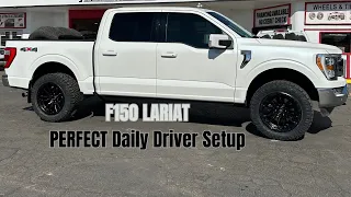 2021 Ford F150 Lariat 2" Leveled on 33s and Fuel Rebels | PERFECT Daily Driver Package