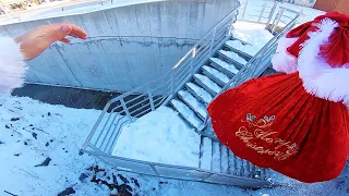 Santa Parkour POV In Real Life