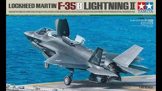 Tamiya 1/48 F-35B Lightning II detailed review (61125)