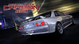 Stock Nissan Skyline R32 Gameplay in NFS Carbon Redux