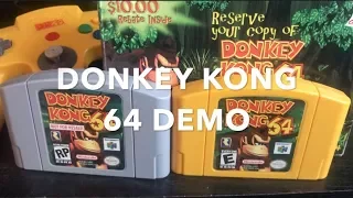 DK GRAY N64 Demo NFR Review | Donkey Kong 64 Not For Resale Demo & Beta Review