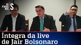 Íntegra da live de Jair Bolsonaro de 22/04/21