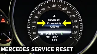 HOW TO RESET SERVICE INDICATOR ON MERCEDES W204 C250 C300 C350