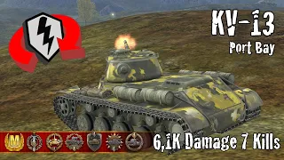 KV-13  |  6,1K Damage 7 Kills  |  WoT Blitz Replays