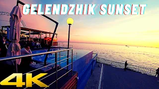 [4K] Virtual Walking Tour: Gelendzhik Sunset Russia