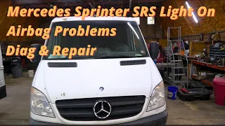 Mercedes Sprinter : SRS Light On - Airbag System Faults, Seat Belt System Diag & Repair