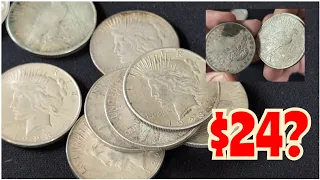 90% Silver Dollars are cool! But at $24 each, are they a good value?  Coin show stacking.