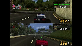 Need for Speed Hot Pursuit 2 remastered mod 2 players You're The Cop get busted once GAME OVER