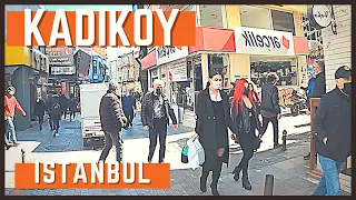 Istanbul Turkey Walking Tour | Istanbul Kadıköy Walking Tour | 4k UHD 60FPS | Istanbul City 2021