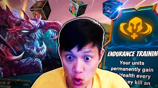 Cho'Gath Reroll is STILL Strong with Endurance Training! | TFT Set 9.5 Patch 13.20b
