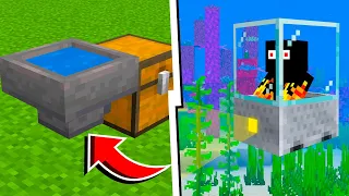 Testei os NOVOS TRUQUES, HACKS E SEGREDOS do MINECRAFT