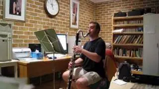 Klose Clarinet School - No. 22 from 22 Excercises in the Lower Register, performed on Bass Clarinet