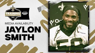 Jaylon Smith talks Demario Davis, special teams | Saints Training Camp 2023