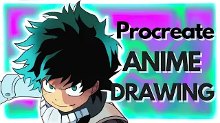 Procreate Anime Drawing Series !(#Shorts)