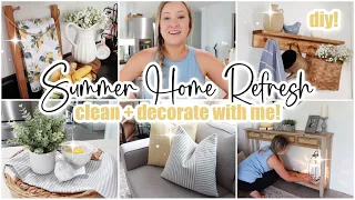 🍋 SUMMER MOBILE HOME REFRESH // clean + decorate with me