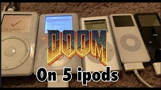 Running doom on 5 iPods!