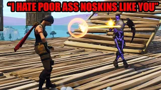 I Pretended To Be A Noob, Then DESTROYED Purple Skull Trooper Bully (Playground Fortnite)