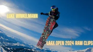 LUKE WINKELMANN RAW CLIPS LAAX OPEN 2024