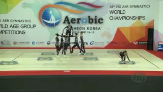 Korea  (KOR) - 2016 Aerobic Worlds, Incheon (KOR) - Qualifications Step