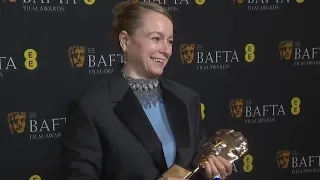 Samantha Morton and the creative team behind 'Poor Things' react to BAFTA wins backstage