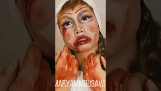 Annabell sfx makeup tutorial😱#shorts #annabelle #makeuptutorial #halloween #scary #tutorial #tiktok