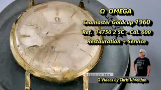 Revision + Service Omega Seamaster Goldcup 1960 Reparaturanleitung - Hilfevideo, Reparatur - Tipps.