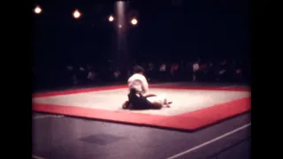 Aikido, elevuppvisning i Brännkyrkahallen 1977