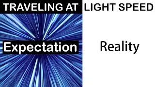 What would You see at Light Speed– The Actual view at the Light Speed