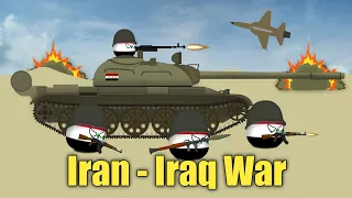 Ирак Иран Война 1980-1988 Countryballs