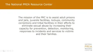 PREA: Understanding the Juvenile Justice System