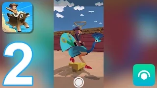 Rodeo Stampede - Gameplay Walkthrough Part 2 - Savannah (iOS, Android)