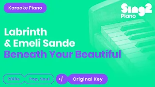 Labrinth & Emeli Sandé - Beneath Your Beautiful (Karaoke Piano)