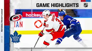 Hurricanes @ Maple Leafs 2/7/22 l NHL Highlights