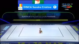 DINCA Sandra Cristina (ROU) -FINAL SENIORS IW Aerobic Gymnastics European Championships 2019