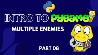 Pygame Tutorial for Beginners | Python Game Development Course | Multiple Enemies