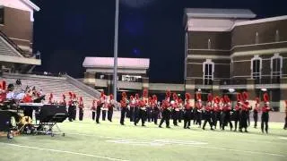 Half-Time show - Cy-Springs HS Marching Band at Berry Stadium 10/02/2010
