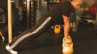 Kettlebell renegade row