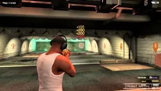 GTA V Submachine Gun Challenge 3 Shooting Range