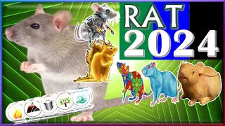 Rat Horoscope 2024 |❤| Wood, Fire, Earth, Metal, Water