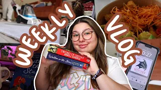 reading 2 books, reset day, bookish mail, productivity, new favorite romance 🧺✨ WEEKLY VLOG