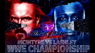 WWE BACKLASH 2020 - DREW MCINTYRE vs BOBBY LASHLEY - FULL MATCH
