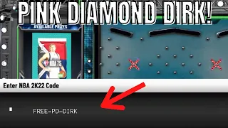 BRAND NEW LOCKER CODE! PINK DIAMOND DIRK! NBA 2k22 Locker Codes