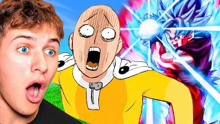 Reacting To Goku vs One Punch Man (Animation)