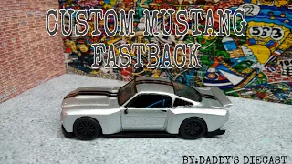 CUSTOM HOT WHEELS MUSTANG 2+2 FASTBACK