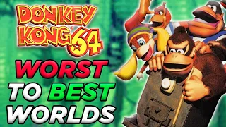 Donkey Kong 64 Worlds Ranked