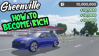 BEST WAYS TO BECOME RICH IN GREENVILLE!! || ROBLOX - Greenville