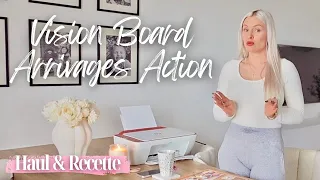 VISION BOARD 2024 🩵| Arrivages Action Janvier Pâques • Comment faire un tableau de motivation