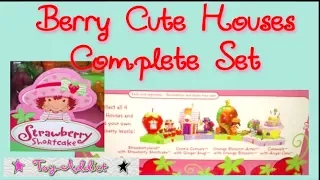 Strawberry Shortcake Berry Cute Houses Entire Set by Bandai ~ Toy-Addict