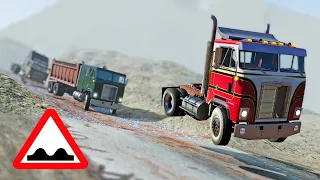 BeamNG Drive - Suspension & Stress Testing Remastered T-Series CabOver Truck